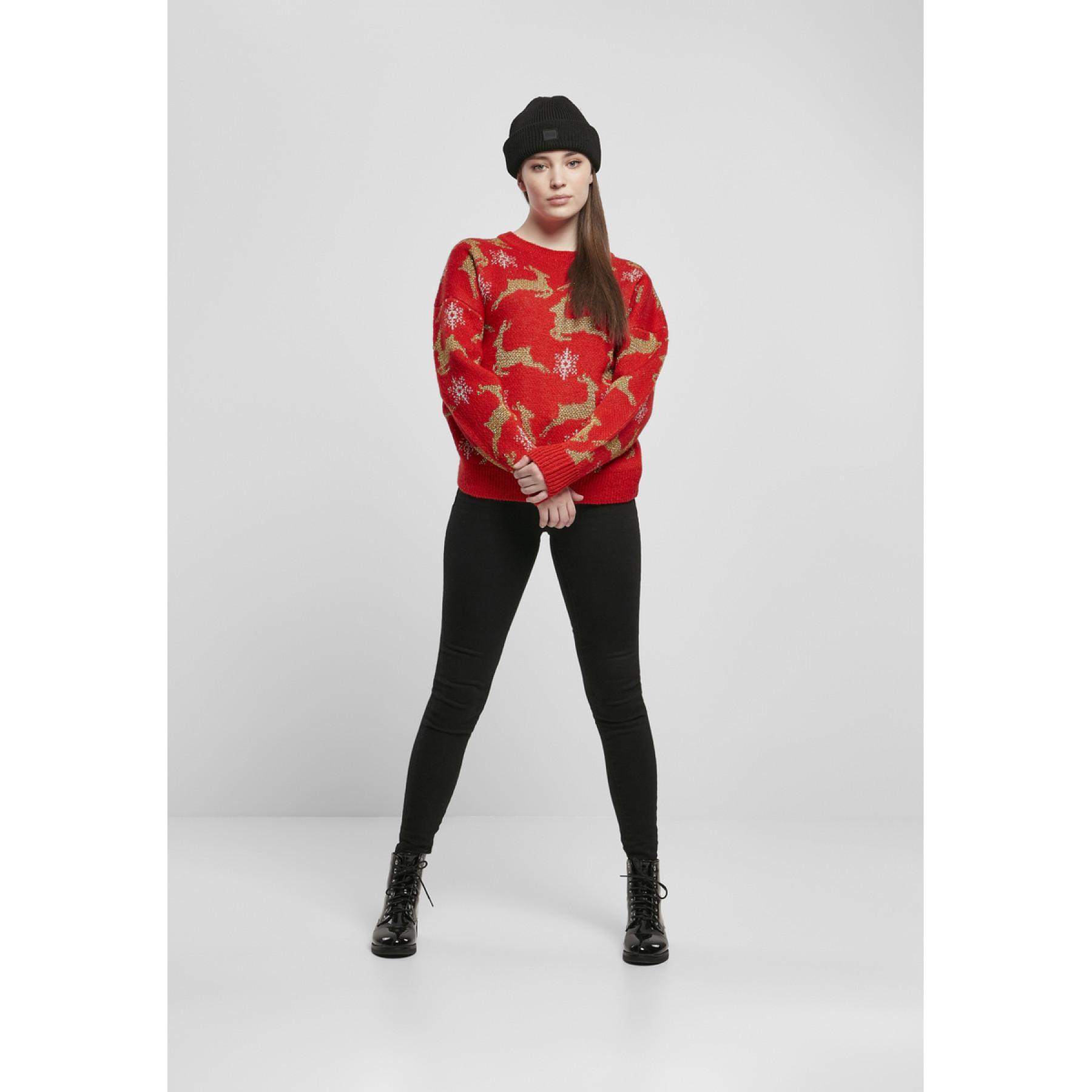 Damen-Sweatshirt Urban Classics oversized christmaser-grandes tailles