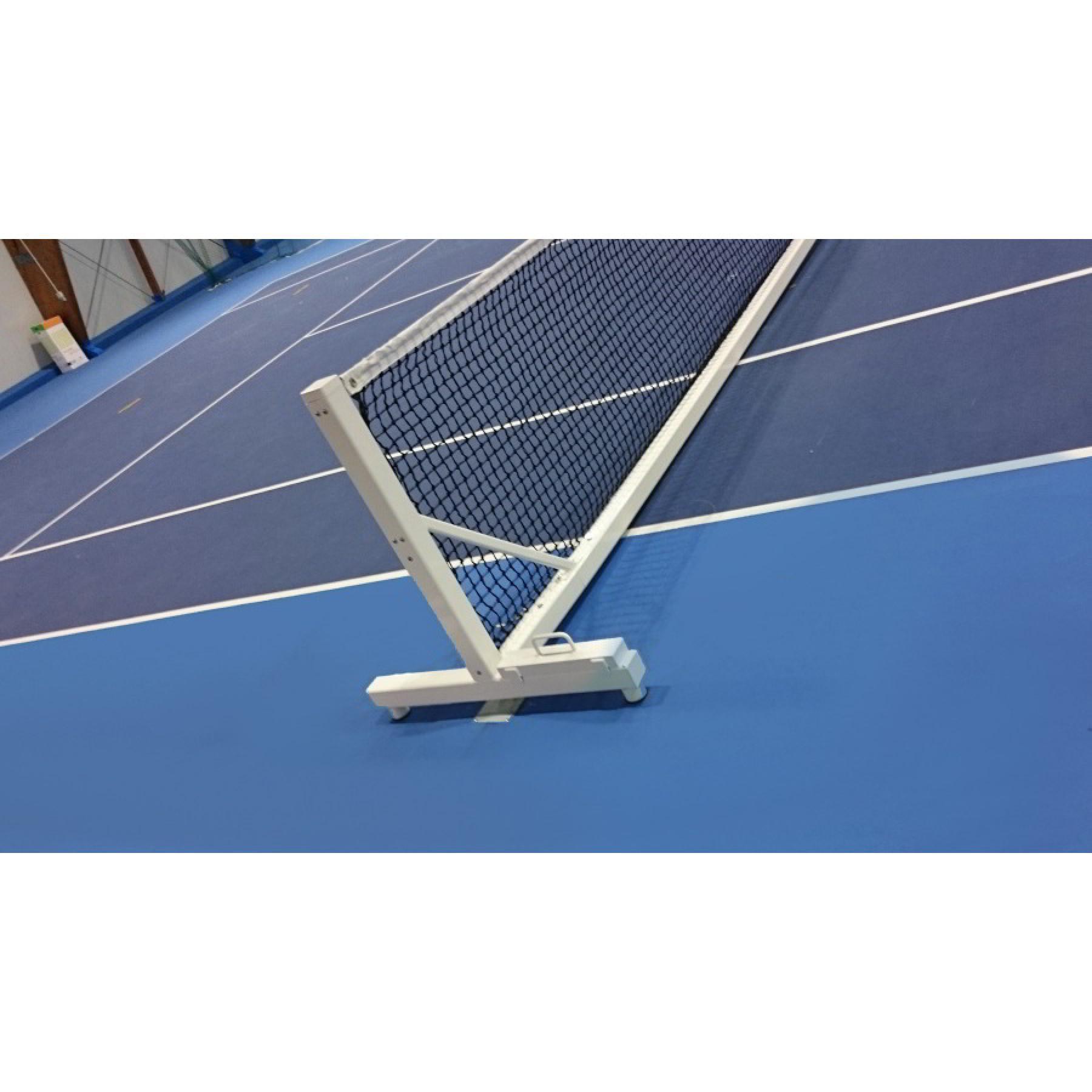 Transportabler integraler Tennispfosten aus Stahl Carrington