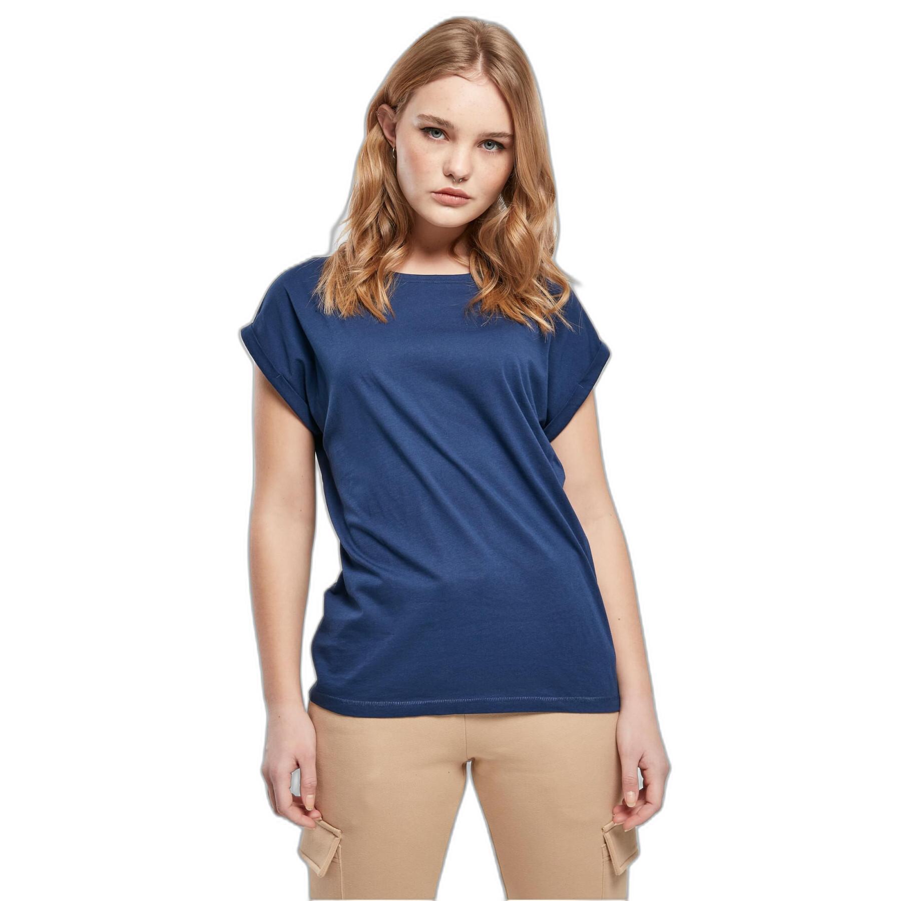 T-Shirt mit verlängerter Schulter Damen Urban Classics