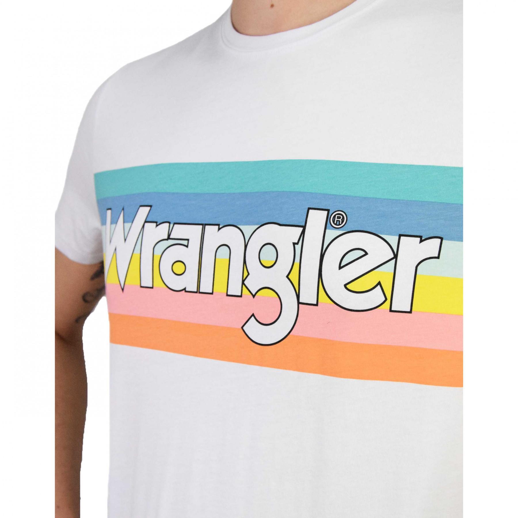 T-shirt Wrangler summer logo tee