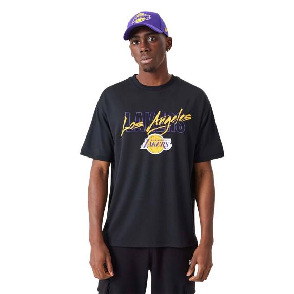 Übergroßes T-Shirt Los Angeles Lakers NBA Script