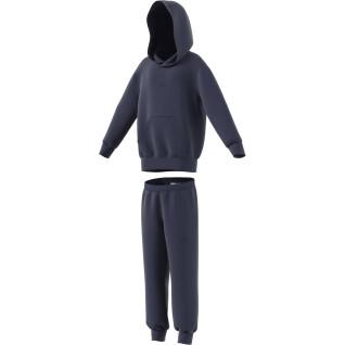Kinder Fleece-Trainingsanzug mit Kapuze adidas