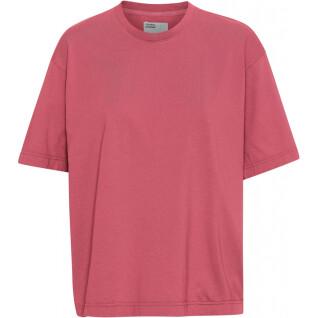 T-Shirt Frau Colorful Standard Organic oversized raspberry pink