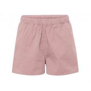 Twill-Shorts für Frauen Colorful Standard Organic faded pink