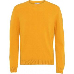 Pullover mit Rundhalsausschnitt aus Wolle Colorful Standard Classic Merino burned yellow