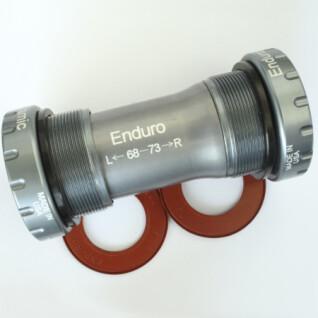 Lager Enduro Bearings External BB Mountain-Shimano-Silver-Ceramic Hybrid