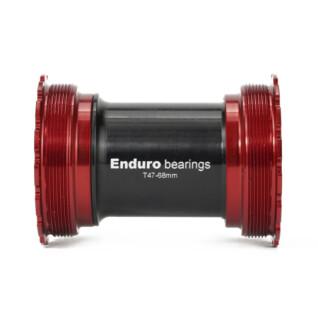 Tretlager Enduro Bearings T47 BB A/C SS-T47-BB30-Red