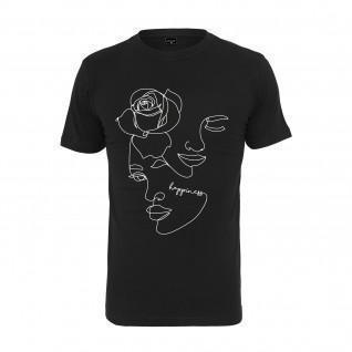 Damen-T-Shirt Mister Tee one line rose
