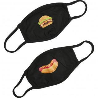 Masken Mister Tee burger and hot dog (x2)