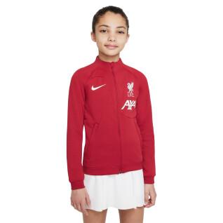 Kinder-Trainingsjacke Liverpool FC Academy Pro Anthem 2022/23