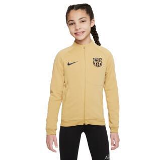 Kinder-Trainingsjacke FC Barcelone Academy Pro Anthem 2022/23