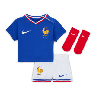 Heim Trikotset für Babies France Nike Dri-FIT Euro 2024