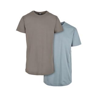 T-Shirts Urban Classics pre-pack shaped long (x2)