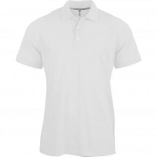 Kurzarm-Poloshirt Kariban blanc