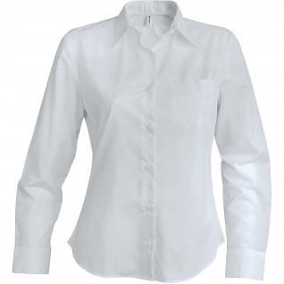 Damenshirt mit langen Ärmeln Kariban blanc