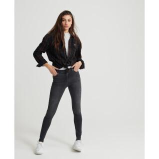 Skinny-Jeans mit hoher Taille für Frauen Superdry Superthermo