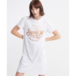 Damen-T-Shirt-Kleid Superdry Core