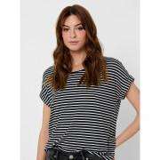 Frauen-T-Shirt Only Moster stripe col rond