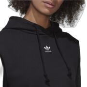 Kurzes Fleece-Sweatshirt mit Kapuze, Damen adidas Originals Adicolor Essentials