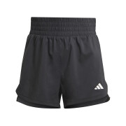 Trainingsshorts mit hoher Taille, Damen adidas Pacer Pacer 3 Stripes Woven