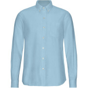 Geknöpftes Hemd Colorful Standard Organic Seaside Blue