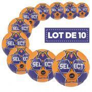Packung mit 10 Luftballons Select Mundo orange/violet