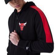 Kapuzen-Sweatshirt Chicago Bulls NBA FZ Panel Detail