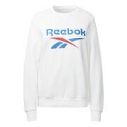 Damen-Rundhalssweatshirt aus Molton Reebok Identity Big Logo