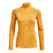 Sweatshirt demi-zippé Damen Under Armour Tech™ - Twist