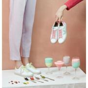 Sneakers mit Leder- & Neon-Effekt für Frauen Victoria Berlin