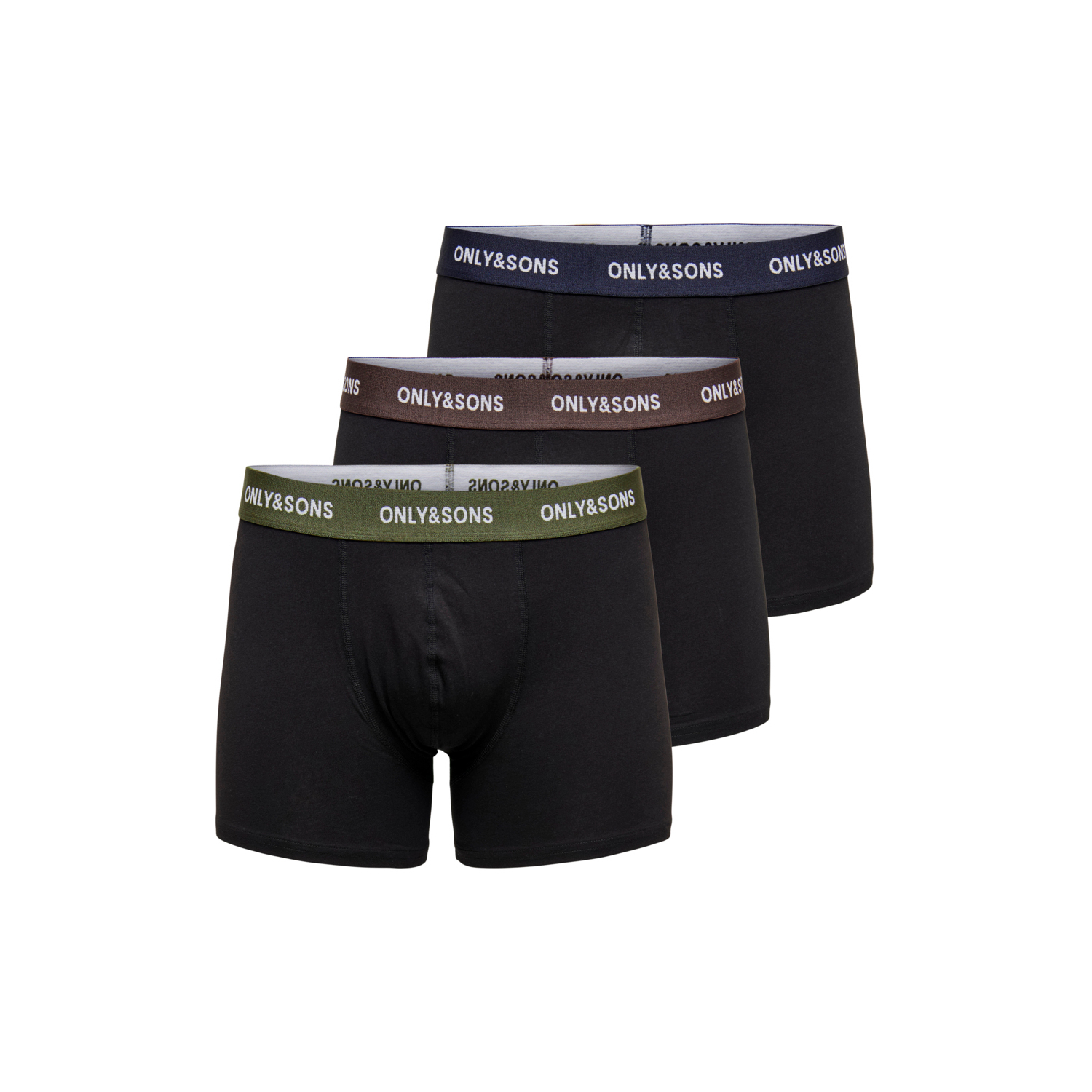 Boxershorts Only & Sons Fitz Solid (x3)